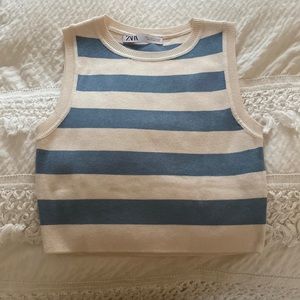 A brand new Zara sweater vest that was worn once!! In great condition!:)